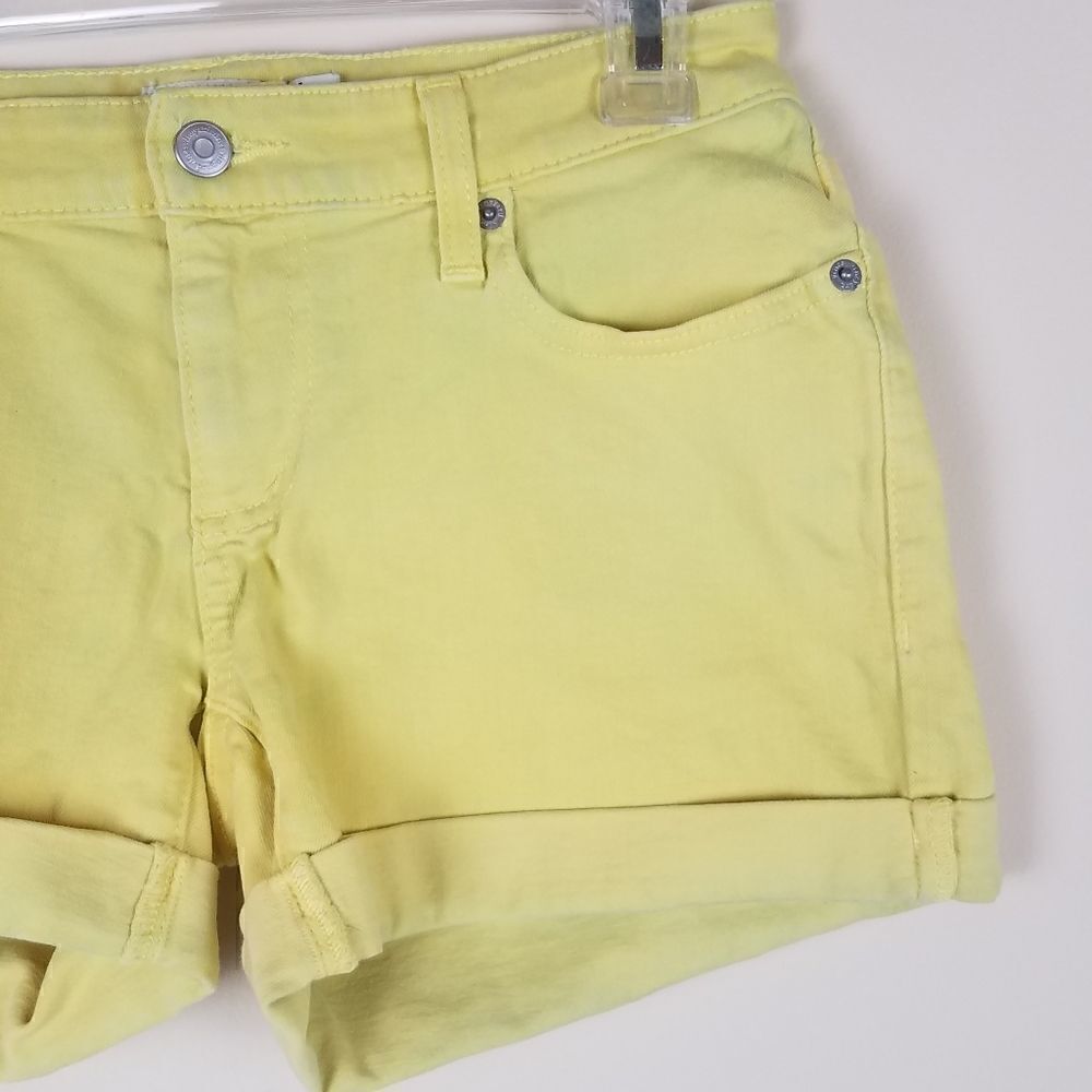 Vineyard Vines Yellow Denim Shorts 00 - Picture 4 of 8